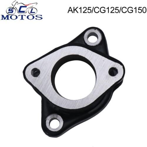 Sclmotos- For Honda CG125 CG150 AKT AK125 KEEWAY JAGUAR150 Rubber Motorcycle Motorbike Intake Interface Carburetor Adapter Boots