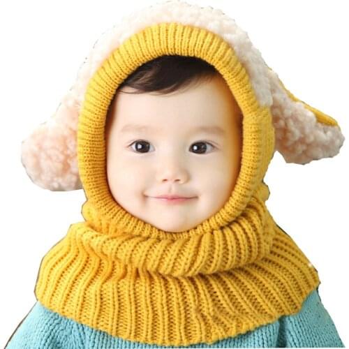 Knitted Baby Cap Boys And Girls Cap Warm Baby Cap For Autumn/Winter 1 To 4 Years Old Baby Wear Baby Cap Knitted Baby Cap