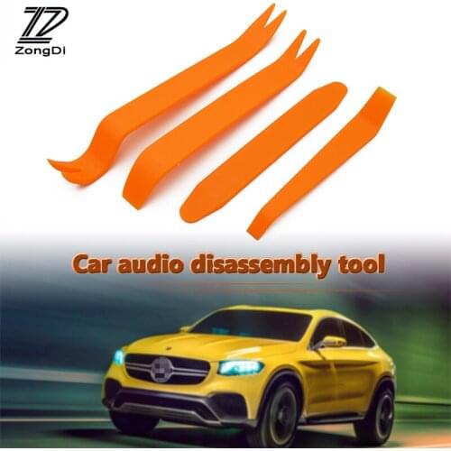 ZD 1Set/4Pcs Car Audio Door Removal Tool For Kia rio ceed Mini cooper gsm pir alarm Honda civic Nissan qashqai juke Accessories