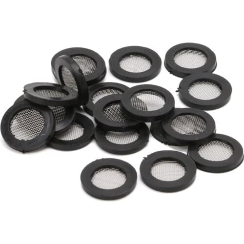 20Pcs/Bag Seal O-Ring Hose Gasket Flat Rubber Washer Filter Net for Faucet Grommet
