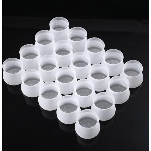 20pcs Silicone Round Table Chair Leg Cap Furniture Table Leg Protectors Cover Feet Pads Tool Anti-slip Anti Floor Scratch 4*3cm