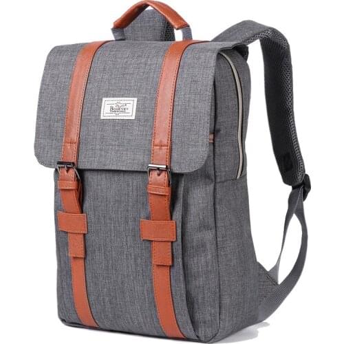2020 Fashion Men Backpack Vintage Men Women Canvas Backpacks School Bags for Teenagers Boys Girls Large Capacity Laptop Backpack
