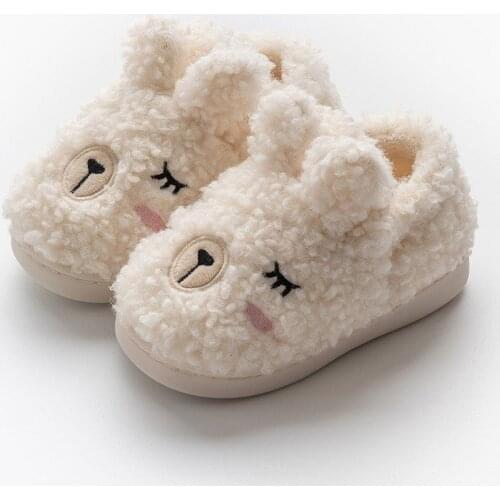 2020 Winter Children cotton Slippers cartoon animal pattern cotton shoes home new baby slippers multicolor boys and girls