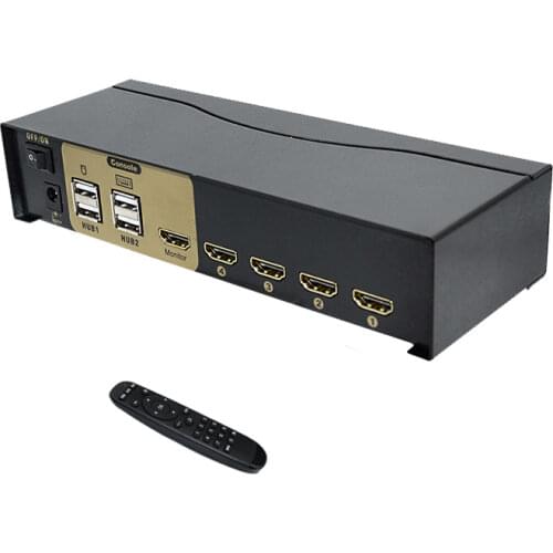 4 Ports USB HDMI Smart Switch HD Kvm USB Converter Four In One Out Computer Share Projector Keyboard Mouse Monitor device