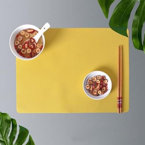 40*30cm/23*20cm New Silicone Waterproof Placemat Table Mat Heat Insulation Anti-skidding Washable Durable For Kitchen Dining