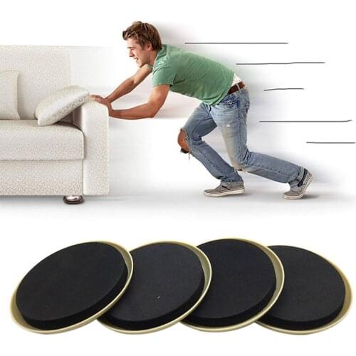 8pcs Heavy Appliances Glider Reusable Furniture Sliders Anti Scratch Thickened Moving Pad Noise Reduction Sofa Protect Carpet