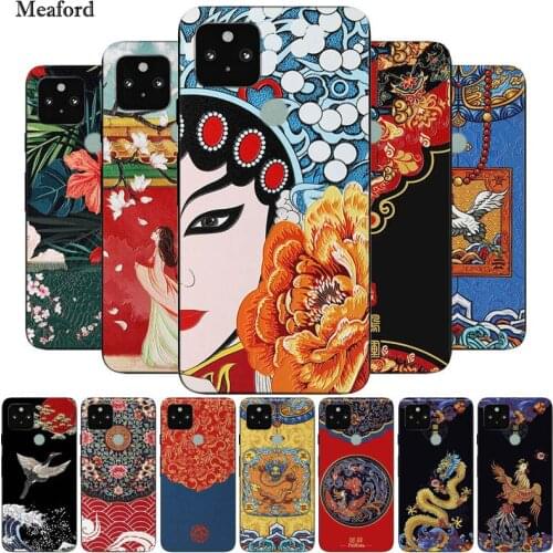 For Google Pixel 5 Case 3D Dragon Emboss Soft TPU silicone Back Cover For Google Pixel 5 XL Pixel5 XL Case Pixel 5XL Coque funda