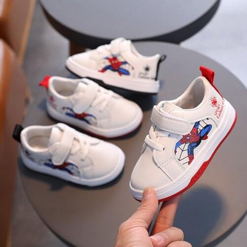 Disney childrens cartoon spiderman boy girl baby non-slip soft sole casual shoes student sports shoes