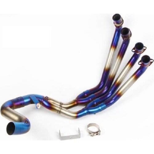 For HONDA CBR650 CB650R CB650F CBR650R Modified Motorcycle Full Exhaust Muffler System Pipe Front Pipe Motorcross Slip on 51mm