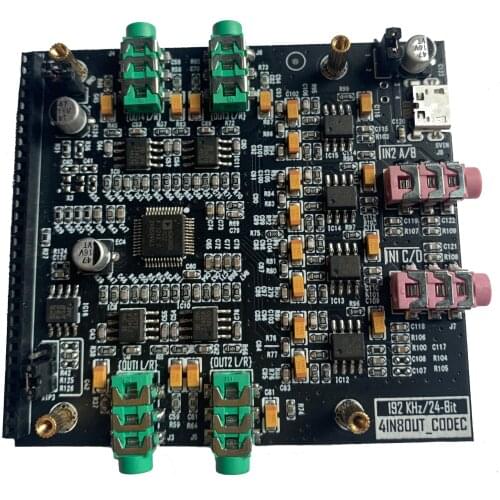 4 in 8 Out Electronic Frequency Divider/IIS Audio Processing/DAC Decoder Board