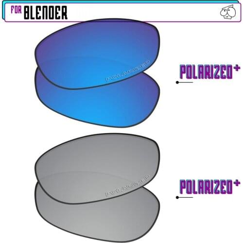 EZReplace Polarized Replacement Lenses for - Oakley Blender Sunglasses - Sir P Plus-BluePPlus