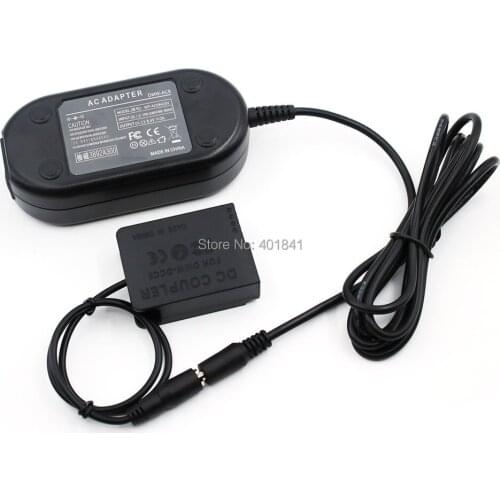 DMW-AC8 & DMW-DCC8 DCC8 Camera AC Adapter For Panasonic Lumix DMC-GH2 GH2H,DMC-GX8 (DMW-BLC12 Battery)