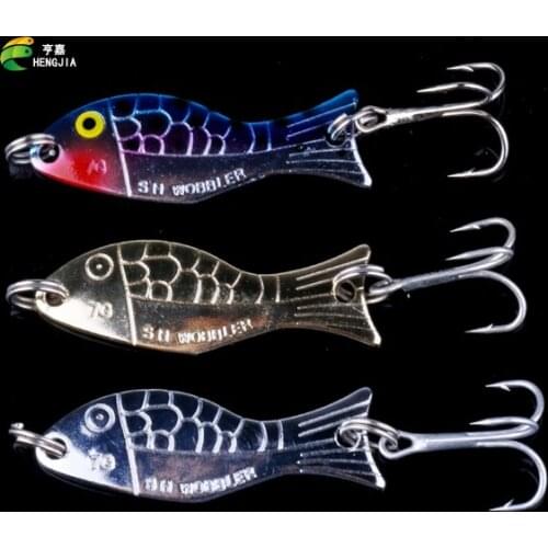 HENGJIA New Arrival 3PCS vib Fishing Lure Lead Copper Metal Lures Hard Bait 7g Artificial Fresh water Bait Japan Spinner Bait