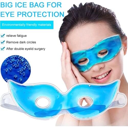 Cool Cold Eye Mask Ice Gel Eye Fatigue Relief Reduce Dark Circles Cooling Eye Care Relaxing Sleeping Eye Gel Patches Mask
