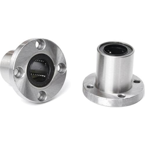 Circle Flange Linear Motion Bearing Ball Bushing LMF6/8/10/12/13/16/20/25/30/35UU