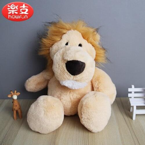 Forest animal doll simulation Sitting High Lion King Plush Toys Soft Stuffed Animals doll For Children Gifts Pillow