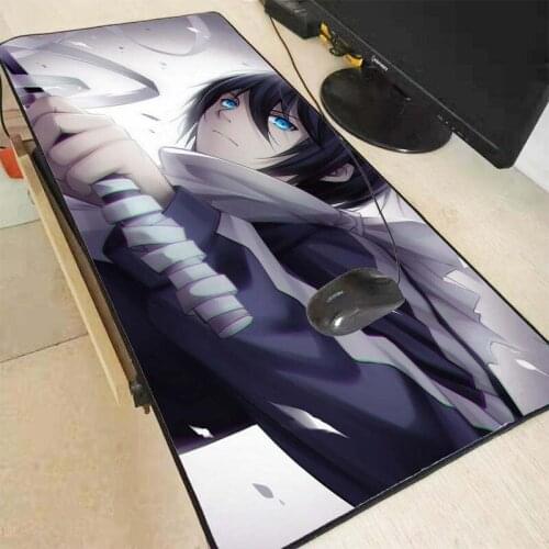 MRGBEST Noragami Anime Boy Large Lockedge Mouse Durable Desktop Rubber Non-slip Good Quality Rectangle Gaming Pad for CSGO DOTA