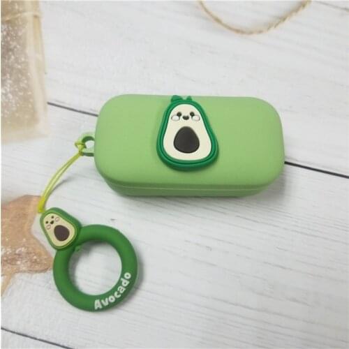 Cartoon Silicone Earphone Case For QCY T5 Wireless Bluetooth Earphone Shockproof Protective Headphone Bags for QCY T5s With Hook