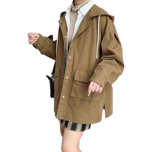 Женские короткие тренчи PEIRESA China At AliExpress