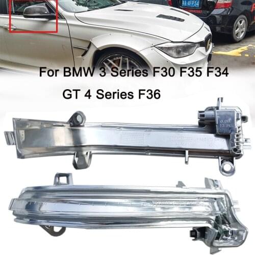 Car Side Rearview Mirror Turn Signal Light For BMW 3 Series F30 F35 F34 GT 4 Series F36 63137280771 63137280772 Reversing Lamp
