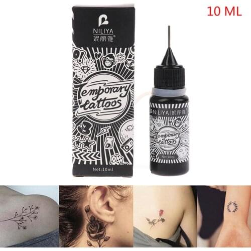10ml Professional Semipermanent Henna Tattoo Ink Paste Cones Organic Juice Ink Mehendi Body Art Paint Cream Tattoo Supply Tool