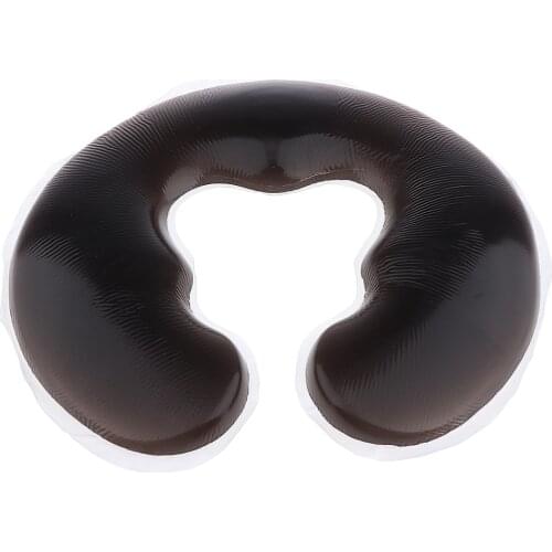 Silicone Pillow Soft Massage Face Pillow SPA Beauty Salon Care Cushion for Skin Care Relax (Coffee)