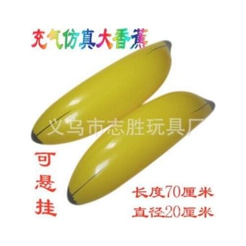 Party Favors Hot Inflatable Stick Artificial fruit Inflatable Banana Children Toys fashion Party Decoration wholesale