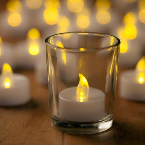 LED Flameless Candle Lights For Birthday Party /Wedding /Christmas Decor Tea Candles Battery Powered