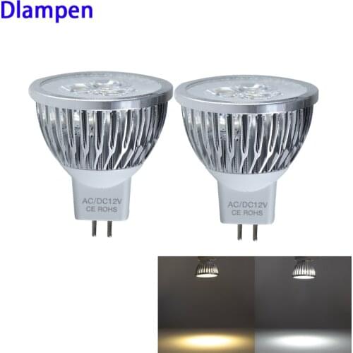 Led mr16 spotlight 3W 12v 24v bulb light Aluminum shell high quality 60 degree energy saving lamp ceiling down-light 12 24 volt