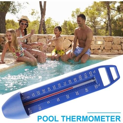 Premium Water Thermometers Integrated Pocket Shatter Resistant For All Outdoor Indoor Swimming Pools Spas Hot Tubs Ponds