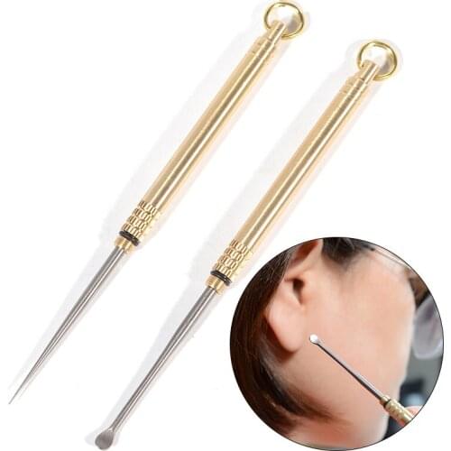 Titanium Alloy Outdoor EDC Toothpick Bottle Fruit Fork Camping Tool Titanium Toothpick Lightweight Portable Multi