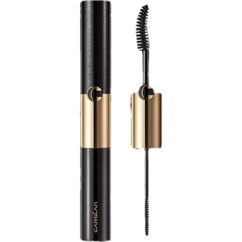 TT CARSLAN Big Eyes Micro-Carved Mascara Female Waterproof Long Curling Encryption Super Long Thin Bruch Head