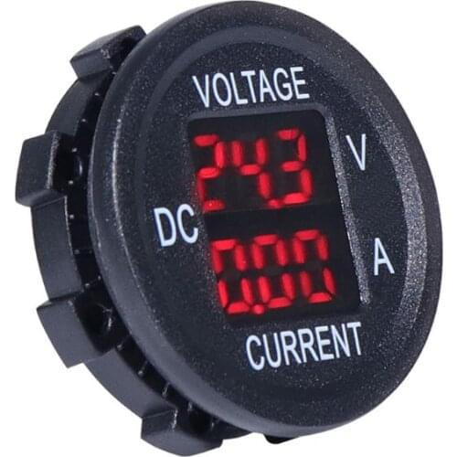 Universal DC 9V to 48V 10A Digital Voltmeter Ammeter Voltage Current Meter Measurement LED Display For 12V 24V 36V Electric bike