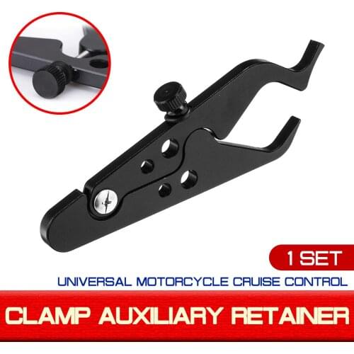 Universal CNC Motorcycle Throttle Clamp Motorcycle Cruise Control Accelerator Clamp Auxiliary Retainer Hand Grips Assist Part