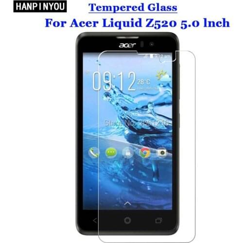 For Acer Liquid Z520 Tempered Glass 9H 2.5D Premium Screen Protector Film For Acer Liquid Z520 5.0"