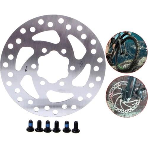 1 Set Mechanical Cycling Bicycle Disc Brake Rotor For 120mm MTB Mountain Bike