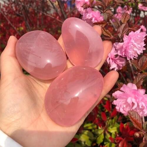 100g Natural crystal Play with the stone stone rolling palmetto stone treatment 1pcs