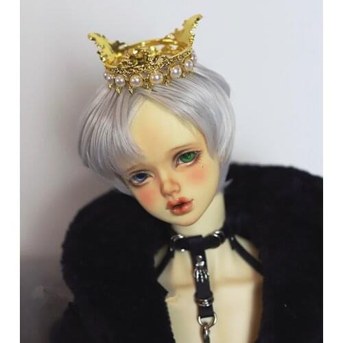 BJD doll accessories suitable for 1/3 1/4 1/6 size doll photo accessories props retro European crown (multi-color optional)
