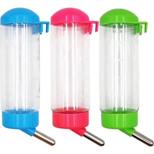 1 Pcs Pet Rabbit Nipple Drinker 500ML Water Bottle Dispenser Feeder Hanging Pet Dog Guinea Pig Squirrel Rabbit Drinking Head