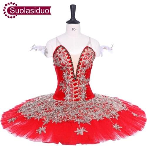 Adult Red Professional Stage Ballet Tutu Costumes Women Black Ballet Dance Dress Apperal Girls Green Ballet Skirt