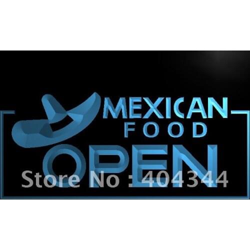LB024- OPEN Mexican Restaurant Neonschild Light Sign home decor crafts
