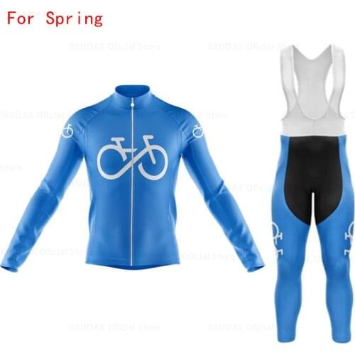 Mens Autumn Breathable Long Sleeve Cycling Set Multicolor Mountain Bike Clothing Bicycle Jerseys Clothes Maillot Ropa Ciclismo
