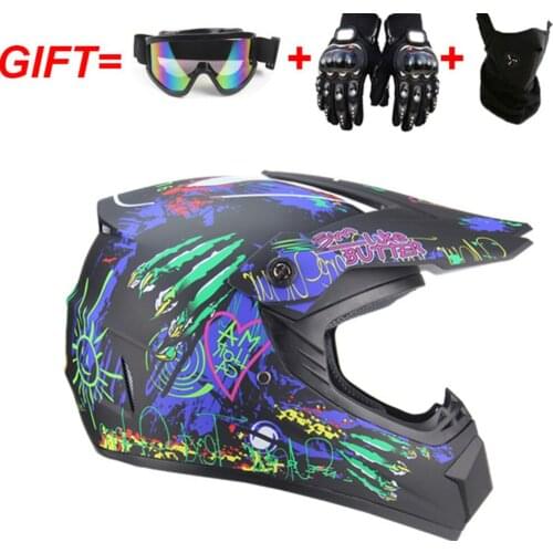 2020 New Flip Up Motorcycle Helmet Women Mans Motocross Off Road Helmet ATV Dirt bike Downhill MTB DH Racing Helmet
