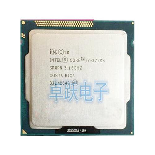 Intel Core i7-3770S i7 3770S Processor cpu 65W LGA 1155 100% working properly Desktop Processor can work