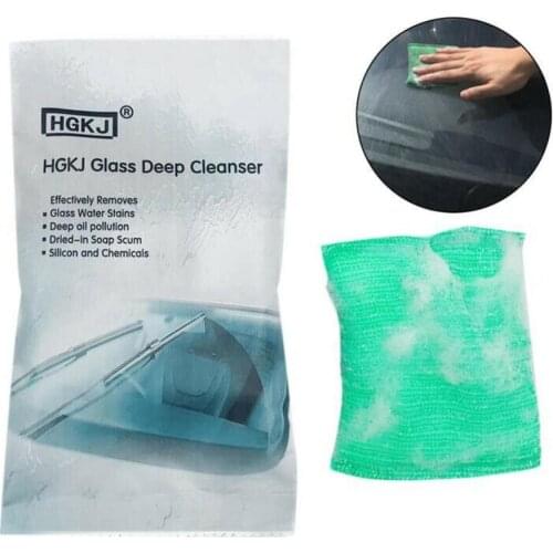 Car Scratch Remover Liquid Sponge window Glass Deep Cleaner Glass Cleaning Sponge Remove Oil Film Polish Nano Ceramic Coating