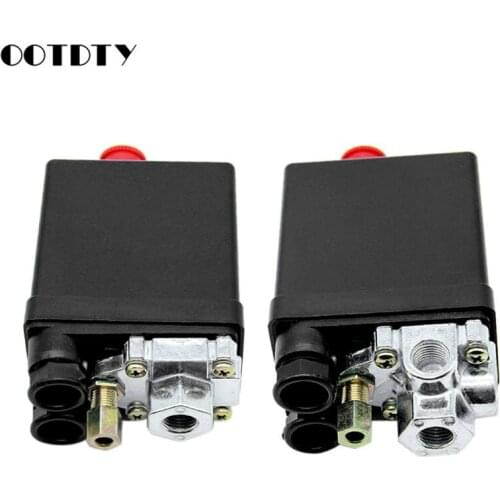 Heavy Duty Air Compressor Pressure Switch Control Valve 90-120PSI 1/4 Port for Small Compressing Machine