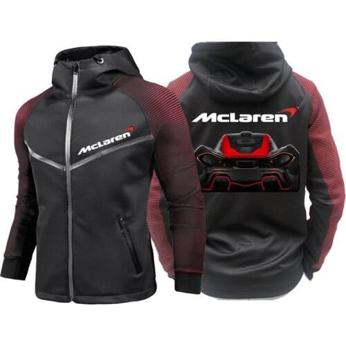 Unisex McLaren Hoodie Designer Motorcycle Jacket Mens Riding Protective Suit Jacket Full Set of anti-fall Protective Coat