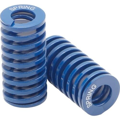 10 Pieces, 3D Printer Die Spring, 14mm Outer Diameter, 20-100mm Long, Loading Die Mold Spring, TL 14*7*L, Blue