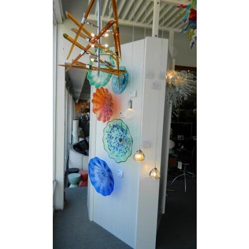 100% Handmade Blown Glass Wall Lamps Blown Glass Decorative Wall Lamps