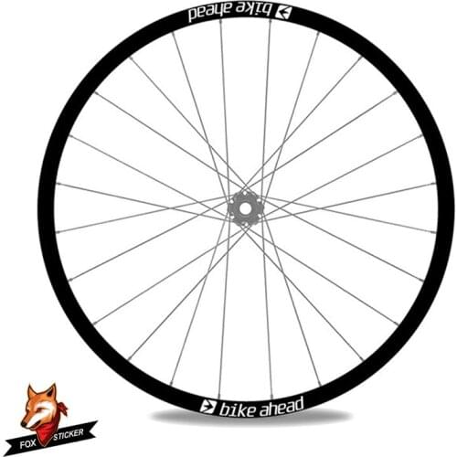 26er 27.5er 29er MTB Rim Wheel Sticker Cycle Reflective Mountain Bike Wheels Decal for-Bike Ahead